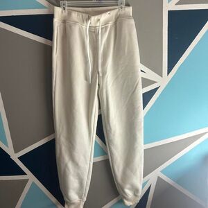 Southpole Men's White and Cream Joggers-tracksuits